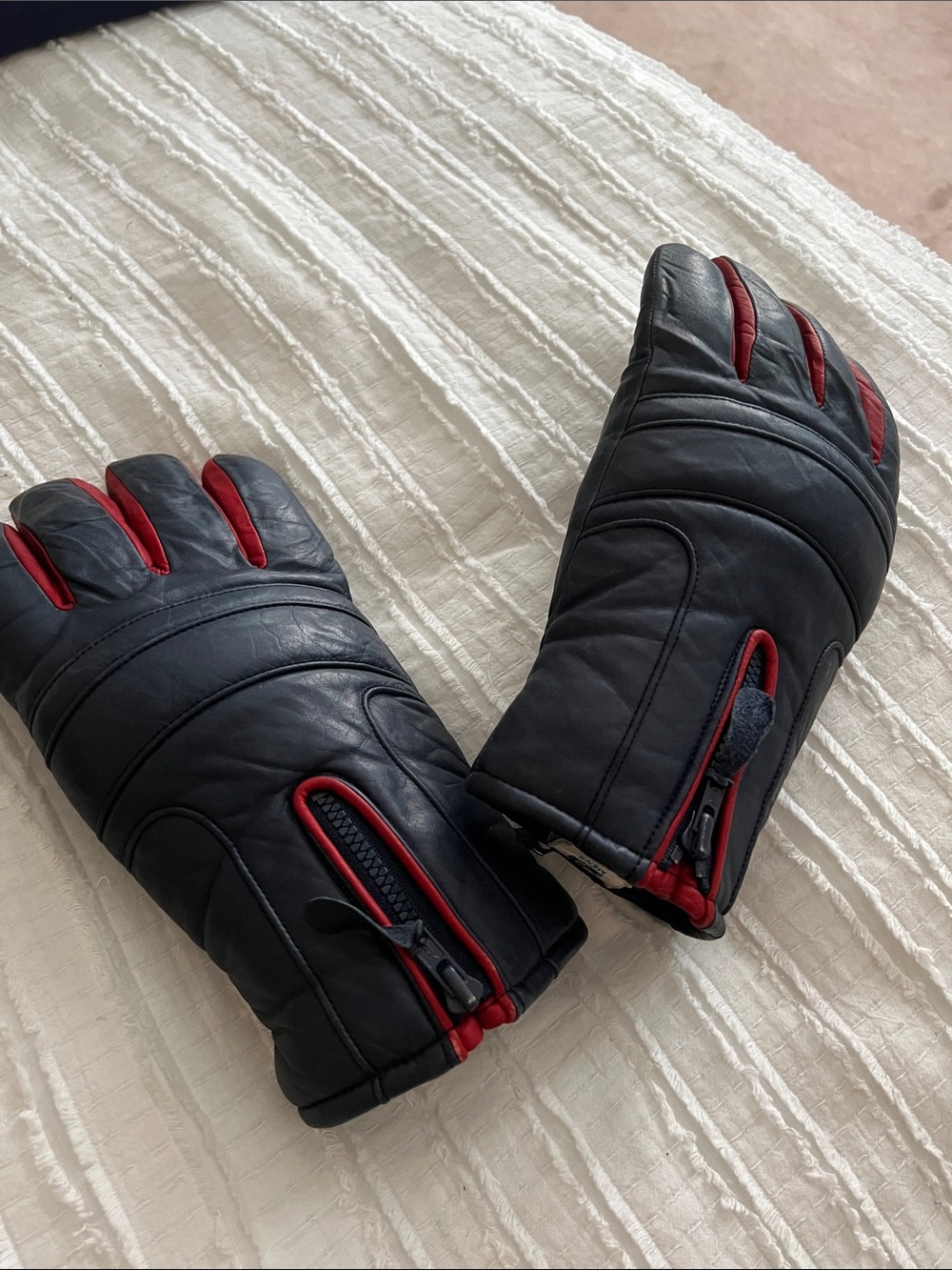 Vintage Conroy leather mens gloves size M